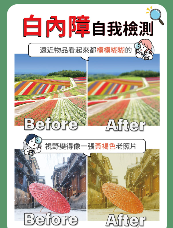 白内障自我检测